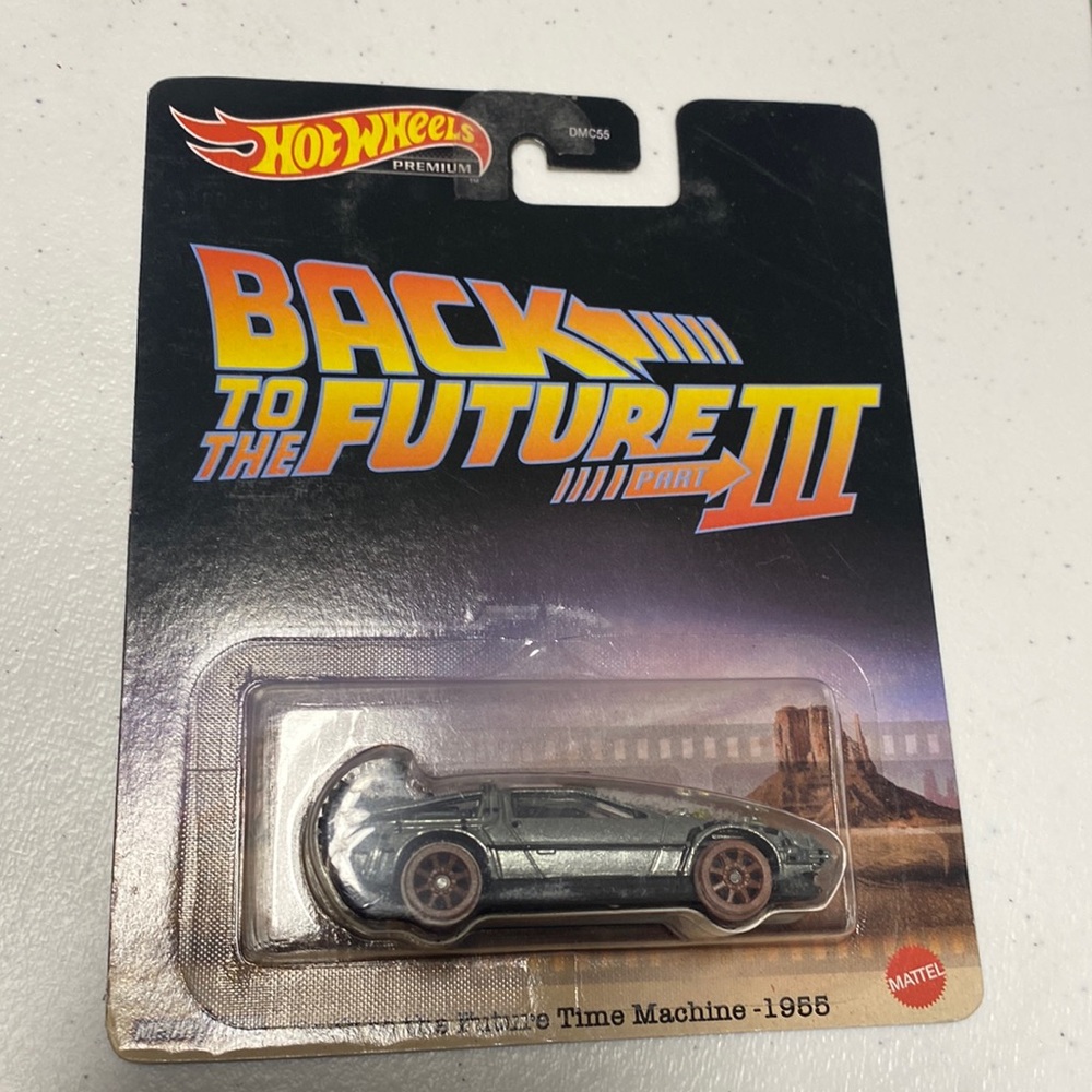 Hotwheels Premium Back to the Future Time Machine